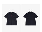TOYOUTH Women Polo Shirt 2026 Summer New Breathable Short Sleeve Versatile Pullover Tops