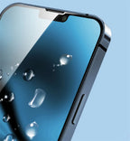 3 Pieces Tempered Glass for iPhone 17 16 15 14 13 12 11 Pro Max Screen Protector for iPhone 17E 16E 12 13 Mini Film with Black Edge