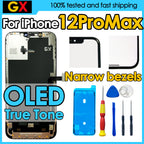 180daysWarranty GX OLED For iPhone 12 Pro Max Screen Replacement Display Digitizer Assembly Touch LCD Repair Kit Wholesale