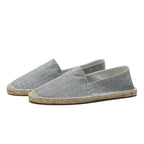 2024 Spring summer Men Canvas Shoes Breathable Men Casual Shoes For Man Slip-On Cheap Hemp Shoes Men Footwear Flats