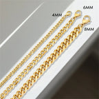 SUNIBI Classic Snake Chain Bracelets for Women Trend  Fashion Stainless Steel Cuban Chain Bracelet Trendy Woman Gifts Jewelry