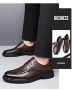 2026 Summer Hollow Out Breathable Deodorant Genuine Leather Business Dress Shoes British Style High-end Formal Shoes Hot Sale