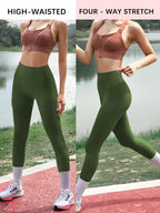 High Waist Plush Leggings Warm Leopard Print Yoga Pants Milk Silk Bare-Feel Leggings for Spring/Autumn