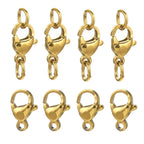 20pcs Stainless Steel Lobster Clasps For Bracelet Necklace,Lobster Clasps With Jump Rings Connectors Clasp DIY Jewelry Findings