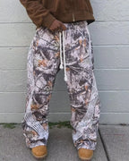 Man Baggy Pants Cargo Streetwear Joggers Men Y2k Camouflage Trousers Camo Pants Harajuku Korean Hip Hop Drawstring Sports Pants