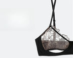 Summer Sexy Hot Ultra Thin Bra Set Women's  Lace Lingerie French Lingerie Underwear Everyday Bra  Unlined Minimizer Push-up Bra