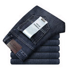 2026 Brand Best Price Comfort Straight Denim Pants Men's Jeans Business Casual Elastic Male High Quality Trousers