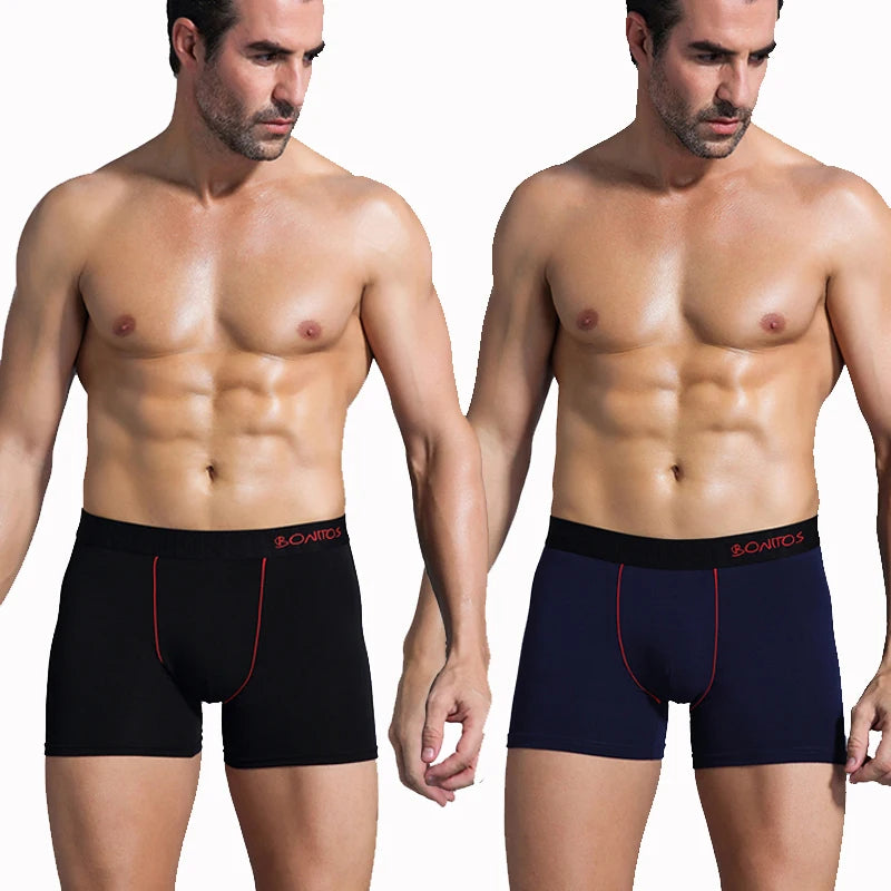 3pcs White Cotton Underwear For Man Boxers Soft Sexy Men's Panties Letter Elastic Band Boxer Short Men Underpants Print Trunks