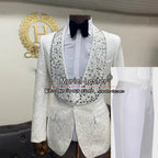 3 Pieces Linen Wedding Tuxedo Khaki Men Suits For Summer Slim Fit V Neck Vest Formal Suit With Flap Pockets For Party Occasion