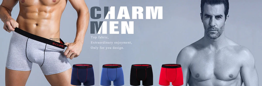 4pcs Cotton Boxers For Man Underwear Sexy Print Men's Panties Plus Size Brands Camouflage Mens Underpants Shorts