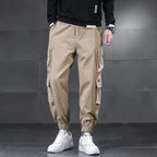 New Winter Lambswool Outdoor Waterproof Cargo Pants Men Warm Casual Pants Men Sportswear Winter Sports Outwear Sweatpants