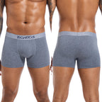 5pcs Men's Panties Cotton Boxer Briefs Letter Elastic Band Men Underpants Classic Solid Color Boxers Underwear For Man BONITOS