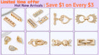 14K Gold Plated Brass Flower Tassel Pendant For Earrings Accessories,Flower Charms Pendant For DIY Jewelry Making Supplies