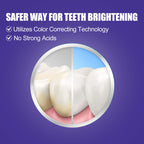 Purple whitening toothpaste, deep cleaning, stain removal, fresh breathing, daily household essential oral care, 30ml