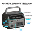 2400W 1800W 500W Portable Power Station 1024wh 345wh Lifepo4 Battery Powerful Power Bank Solar Generator Emergency Power Supply