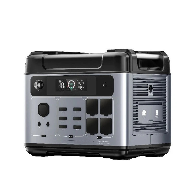 2000W 2400W Portable Power Station 2048Wh Solar Generator 110V 220V App Controlled