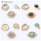 1 Pcs 18K Gold Plated Magnetic Lock For Bracelet Connectors Accessories,Magnetic Fasteners Clasp For DIY Jewelry Making Supplies