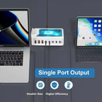 New 268W/240W GAN Gallium Nitride USB TypeC Multi-port Desktop Travel Charger With Power Adapter PD Charger Office Home Charger