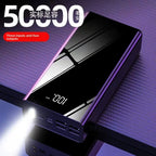 Power Bank 50000mAh 30000mAh 20000mAh 10000mAh for IPhone Android Phone High - Quality and Large - Capacity Mobile Power Bank