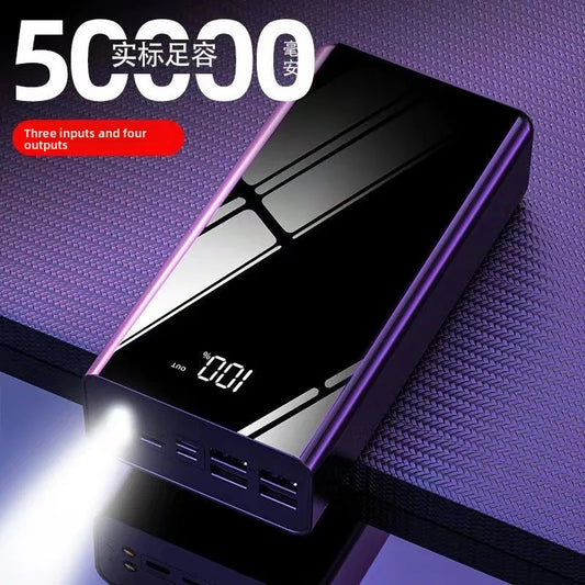 Power Bank 50000mAh 30000mAh 20000mAh 10000mAh for IPhone Android Phone High - Quality and Large - Capacity Mobile Power Bank