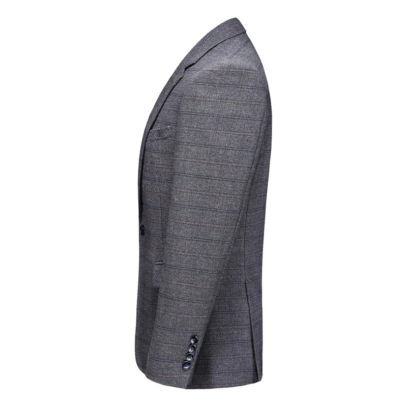 Men's Business Casual Three-Piece Set 2024 Fashion Bridegroom Dress Suit Vest Trousers High Quality
