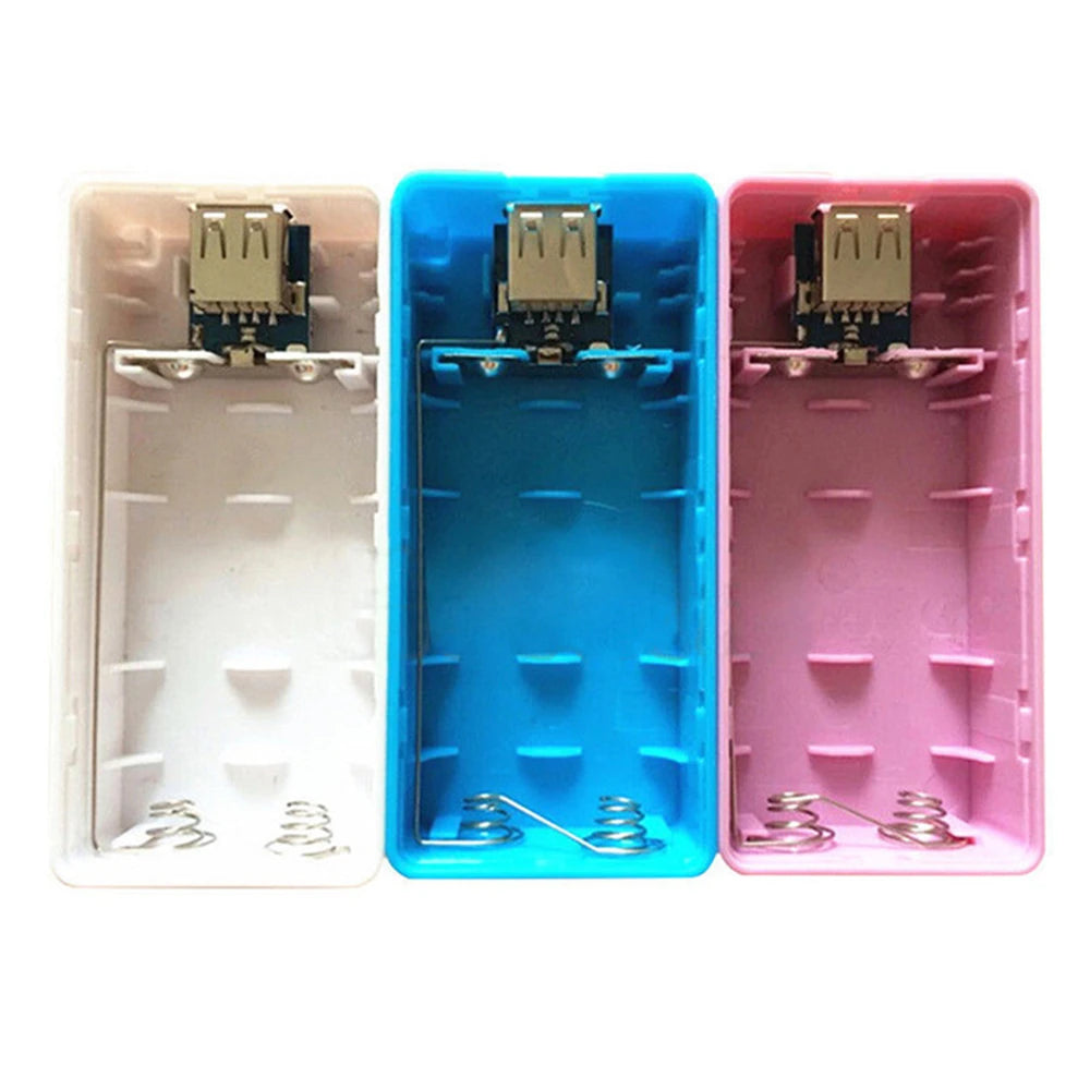 Portable Power Bank for 18650 Battery 2 Slot Charger Case Cover DIY Mobile Storage Box General Charger