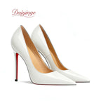Shoes For Woman 2026 Trend Luxury Red Bottoms High Heels Pointed Toe Stiletto Pumps 12 cm Comfortable Party Dress Wedding Shoes