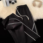 Men’s Lightweight Waffle Pants Summer Thin Joggers 2026 Drawstring Stripe Casual Sports Trousers for Daily Wear