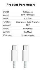 PD 30W Fast Charger Power Adapter For iPhone 17 Pro Max USB Type C To C Fast Charging Cable For iPhone Air 16e 15 Quick Charging