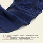 Royal Blue Lace Full Cup Bra Plus Size Anti Sag Support Brassiere Underwire Breathable Big Bust Lingerie 40 42 44 46 48 50 Cup