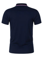 2025 Hot Sale Men's Summer Casual Breathable Comfortable Polo Shirt Men's Solid Color High Quality Short Sleeve T-Shirt