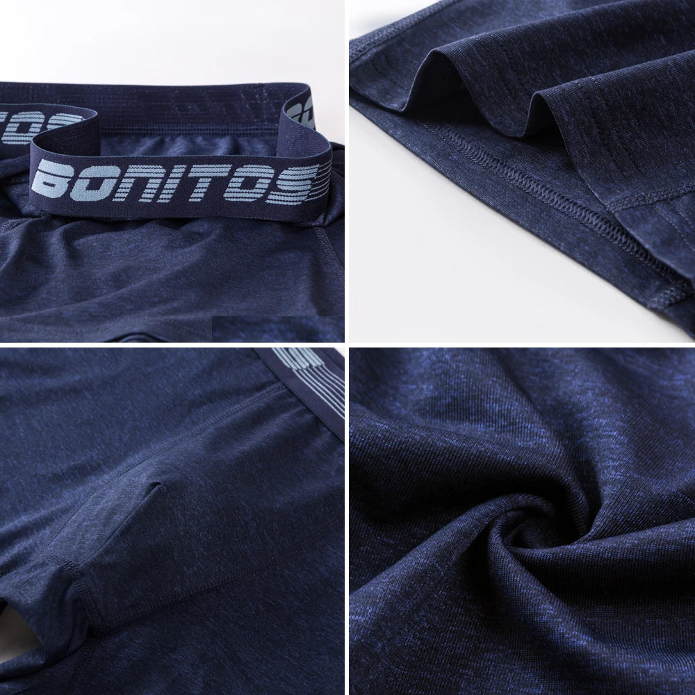 5pcs Boxers Men's Panties Breathable Boxer Shorts Men Underwear Polyester Underpants for Man High Quality Male Trunks