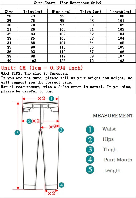 2026 Summer Thin Men's Elastic Cotton Jeans Fashion Blue Comfortable Business Straight Casual Pants Brand Male Clothes Trousers