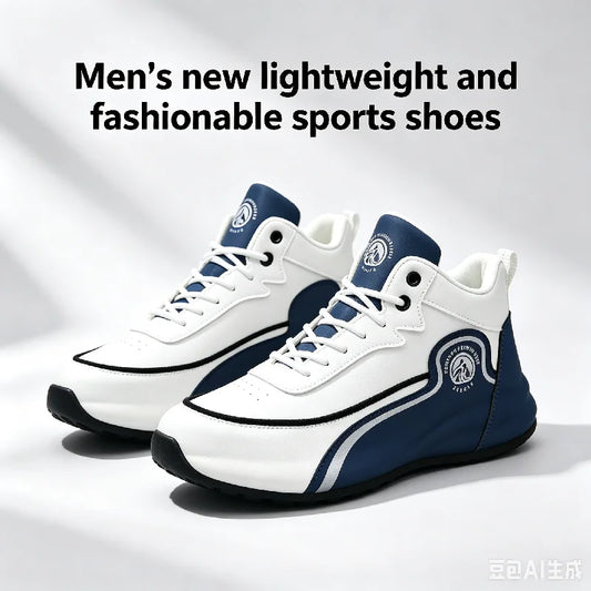 2026 Men's Light Luxury Style Soft Bottom Comfortable Casual Sneakers Youth Students Outdoor Running Shoes Zapatillas Deportivas