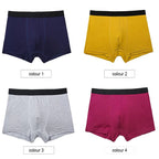 6pcs/Set Black Boxer Men Underwear Bamboo Men's Panties Shorts Breathable Underpants Man Comfortable Sexy Boxers & Briefs Men