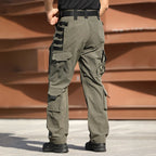 New Multi-pocket Cargo Pants Men Waterproof Work Tactical Trousers Spring Autumn Wear-Resistant Outdoor Hunting Training Pant