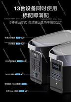 1800W Portable Power Station 110V AC Output Generator For Outdoor Camping RV Home Emergency Backup Deposit