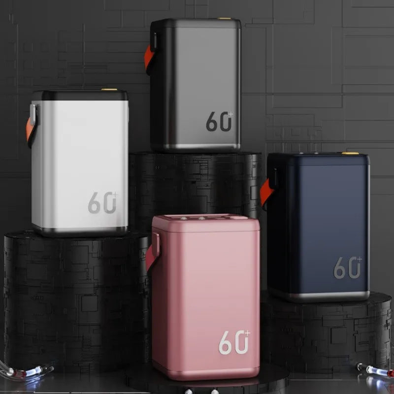 45W 60000mAh Fast Charging Power Bank Large Capacity Safe Portable Power Supply for Camping and Emergency Energy Storage