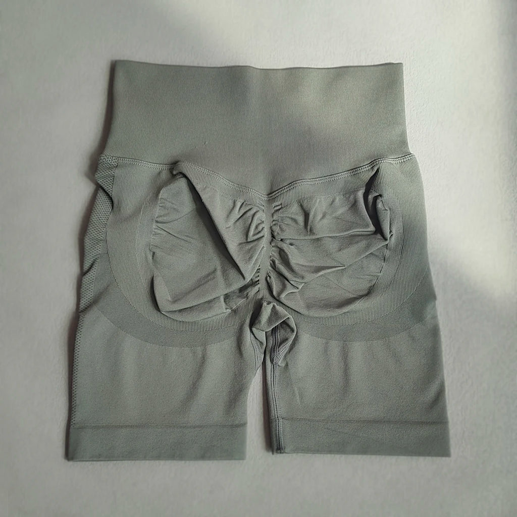 Seamless Shorts for Women Yoga Shorts Push Up Booty Workout Gym Shorts Fitness High Waist Sports Short Women Clothing