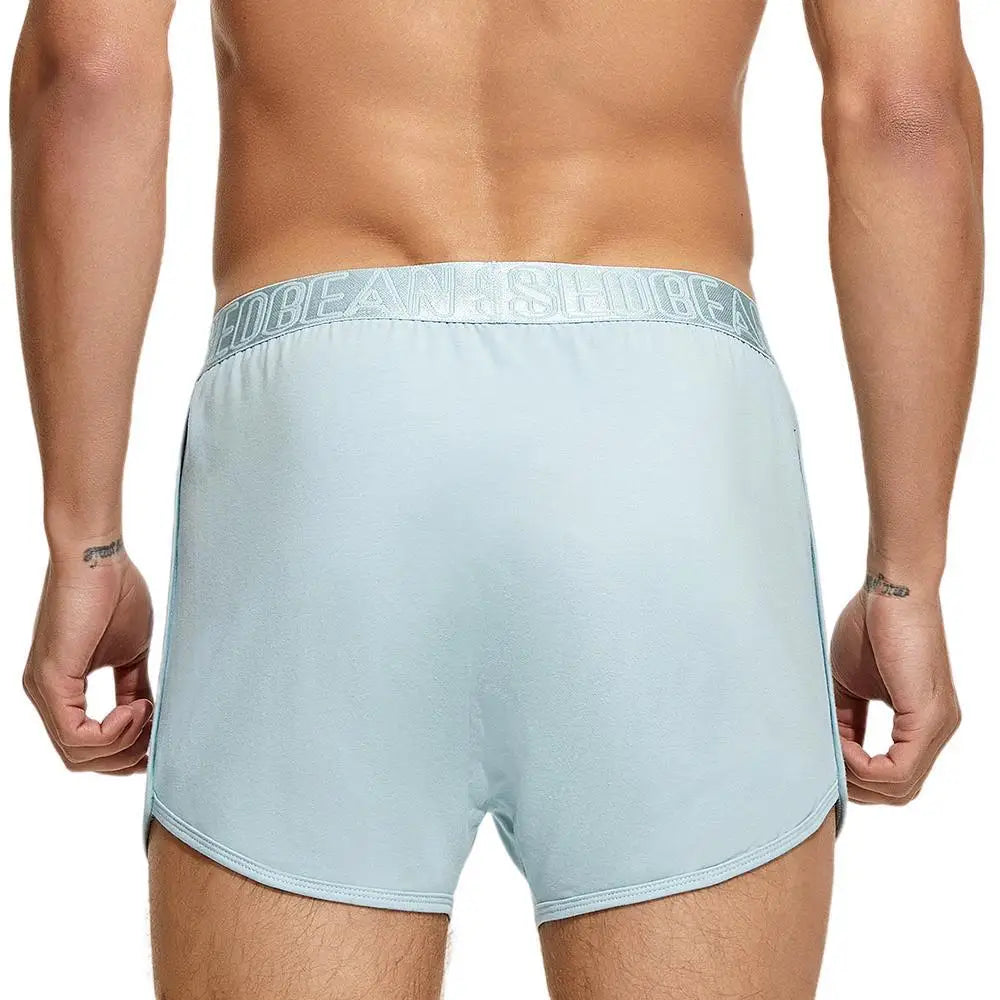 SEOBEAN Cotton Men's Boxer Shorts Loungewear Underwear Loose Fit Underpants Sleepwear Shorts Boxers for Men