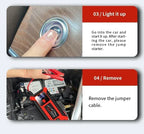 EAFC 12V Portable Car Jump Starter Power Bank with Battery Booster Charger Auto Emergency Start-up Lighting - Vehicle Starting D