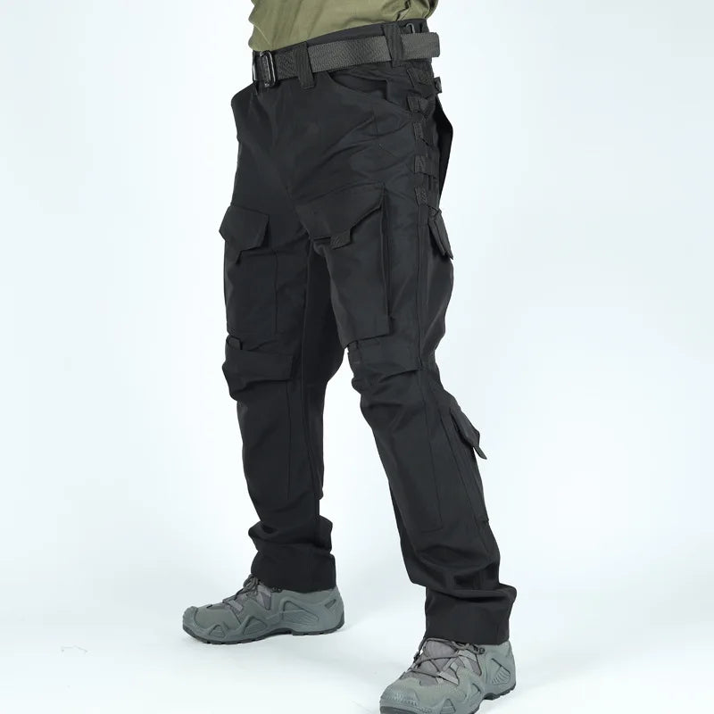 New Multi-pocket Cargo Pants Men Waterproof Work Tactical Trousers Spring Autumn Wear-Resistant Outdoor Hunting Training Pant