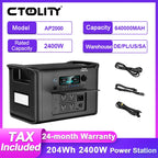 2400W Portable Power Station 2048Wh Lifepo4 Battery Outdoor Pure Sine Wave Energy Storage Home Emergency Power Supply Station ﻿