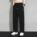 Trousers Straight Plain Wide Leg Draped Thin Male Sports Pants Summer Sport Slacks Xxl Jogger Big Tall Man Men's Sweatpants