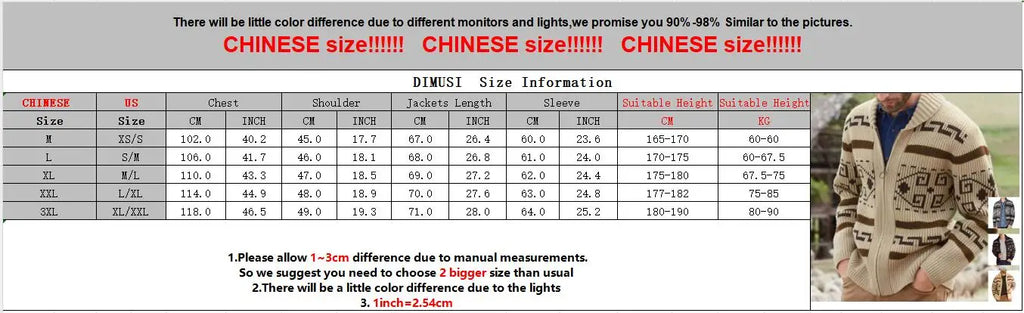 Winter Men's Cardigan Sweaters Fashion Male Knitted Sweater Thermal Warm Coats Casual Man Cashmer Lapel Knitted Jackets Clothing