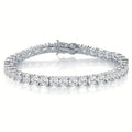 Factory price 925 silver plated 18K gold 4A grade Zircon tennis bracelet for men and women fashion personality exquisite jewelry