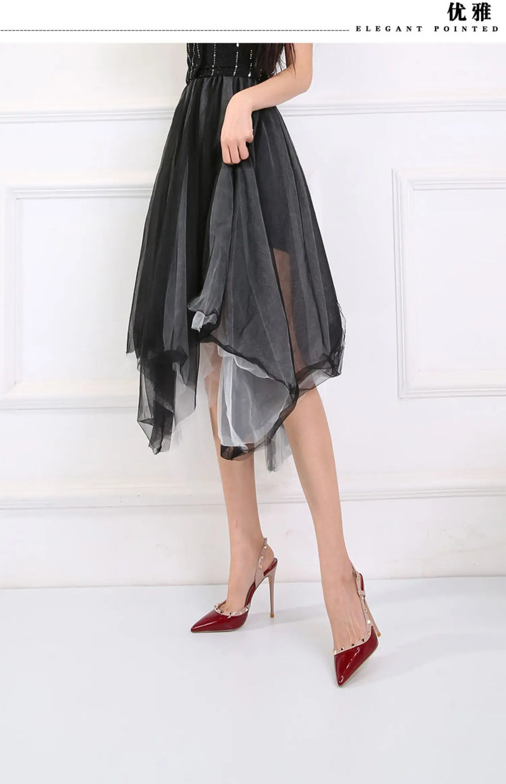 New Sexy Wine Red European and American High Heels for Women Slim Heels Pointed Toes, Shallow Mouth, Riveted Single Shoe Sandals
