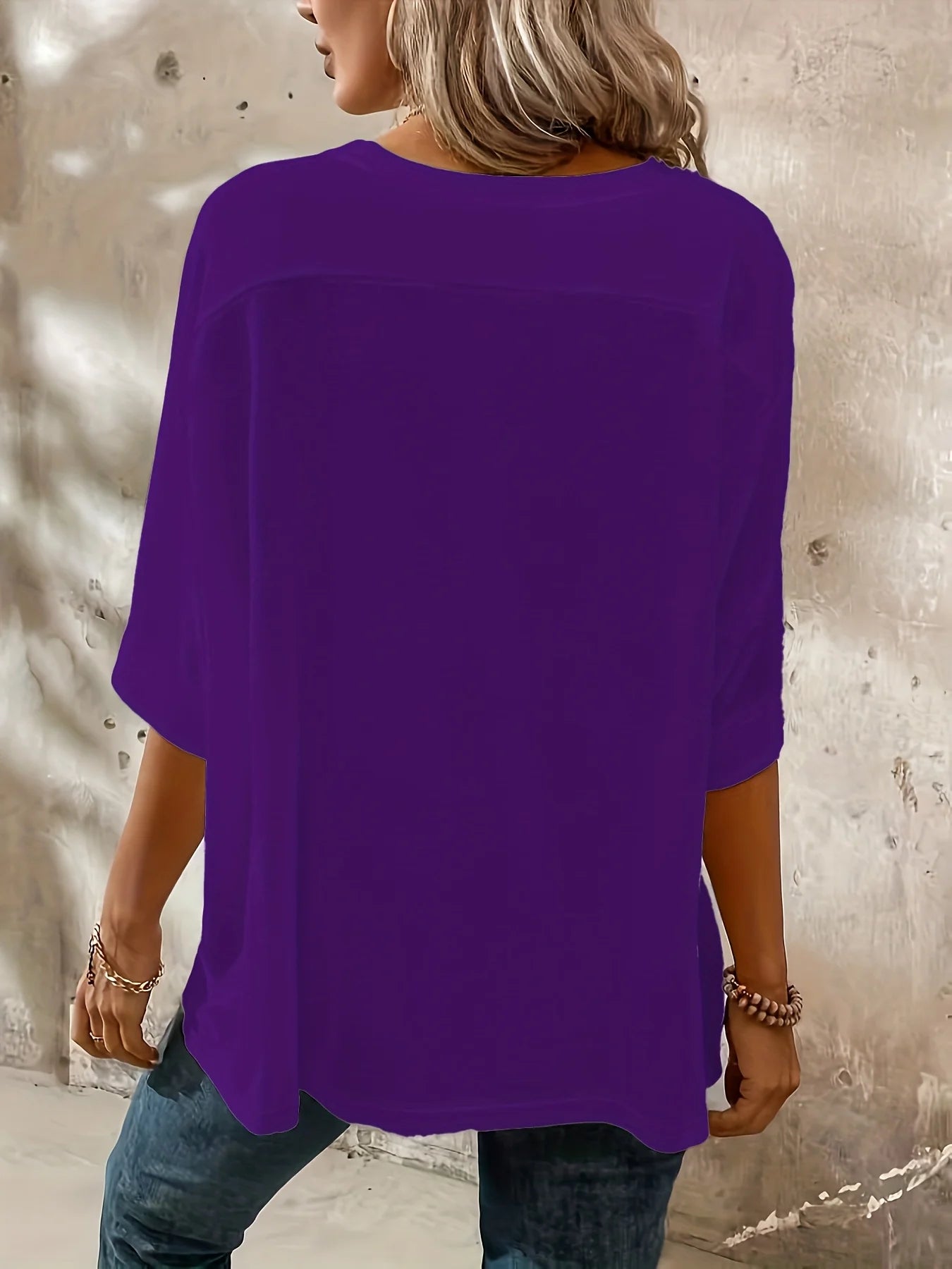 Plus Size Women's Oversized Casual T-Shirt Loose Fit Comfortable Everyday Top