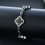 Stylish Petal Chan Bracelets for Men Boys,Waterproof Natural Shell Chain Links Wristband,Birthday Gift