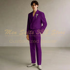 Cropped Men's Suits Formal Wedding Groomsmen 2 Piece Jacket Pants Sets Fashion Male Clothing High Quality Male Clothing Costume